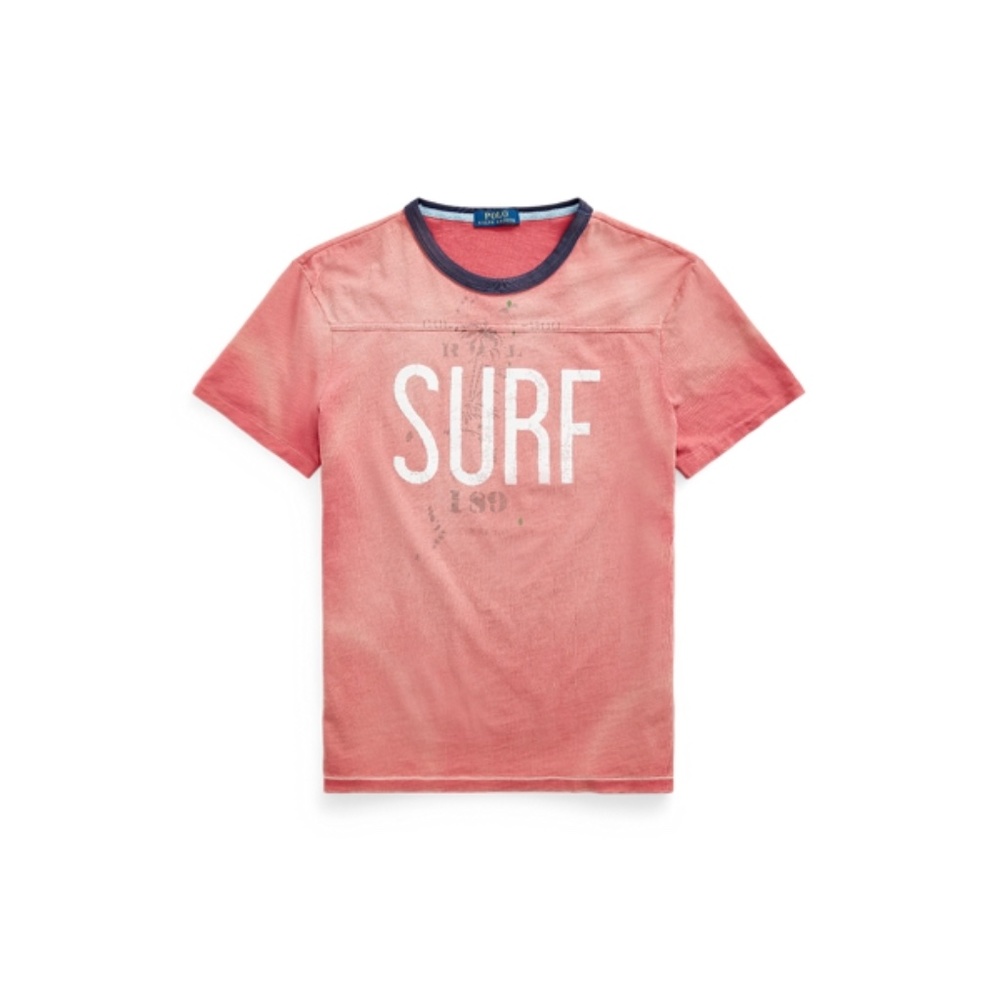 NWT men's small polo ralph lauren faded graphic tee/t-shirt surf